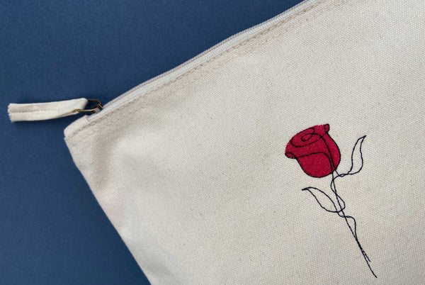 Rose Makeup Bag