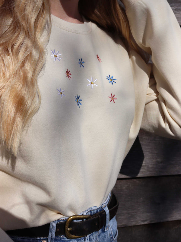 Scattered Flowers Sweatshirt