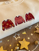 3 Christmas Jumpers Sweatshirt
